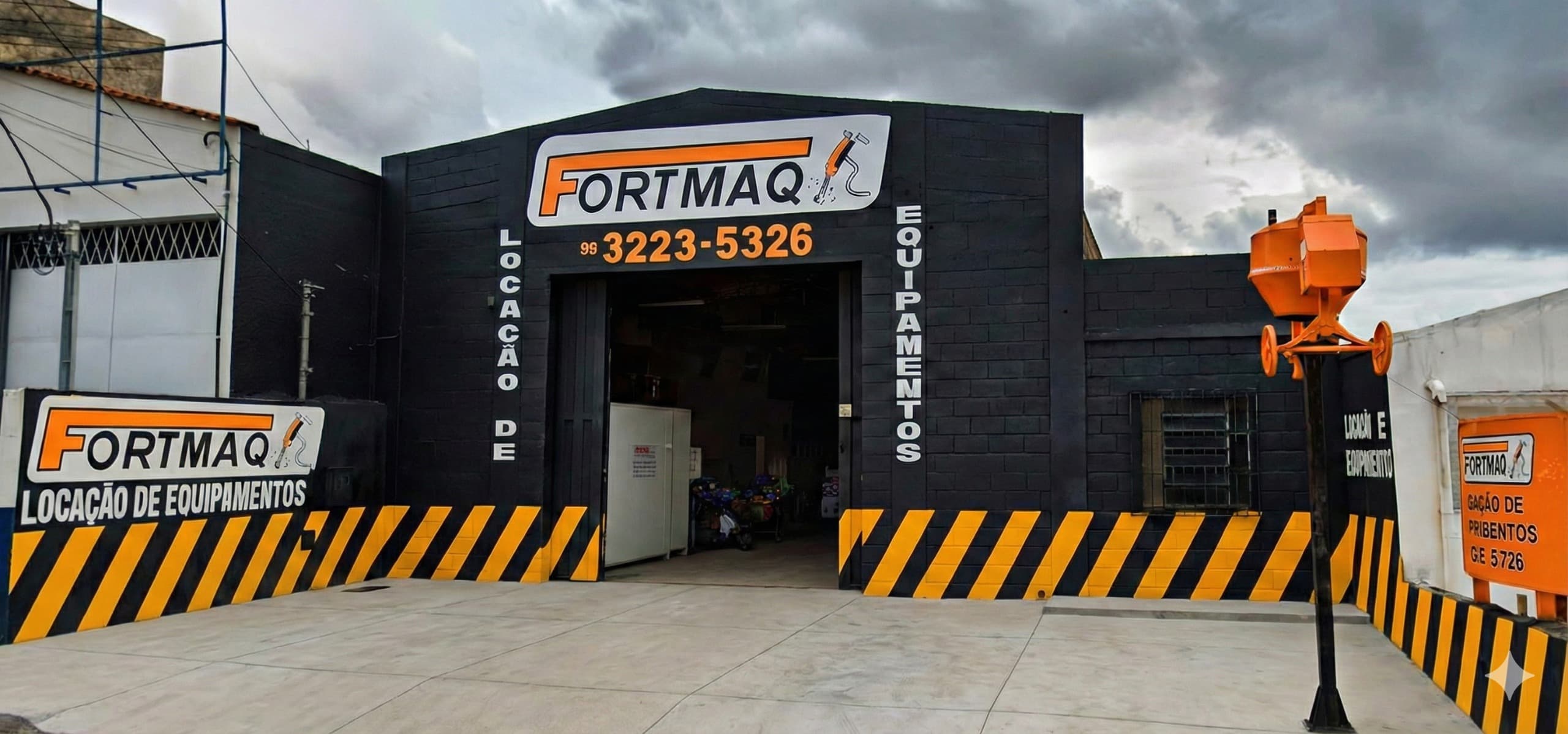 Fachada da Fortmaq Equipamentos em Varginha